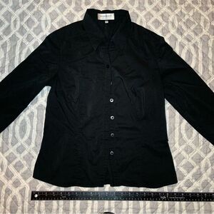 Sz 40M Yves Saint Laurent black Button down blouse